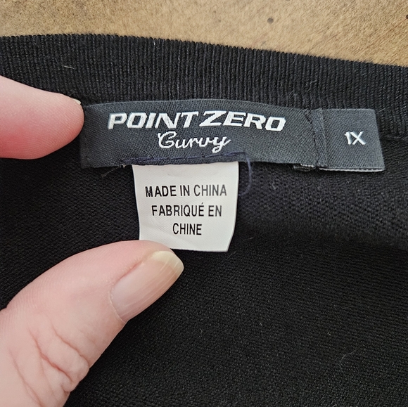 Point Zero Mixed-Media Cardigan - Picture 5 of 6